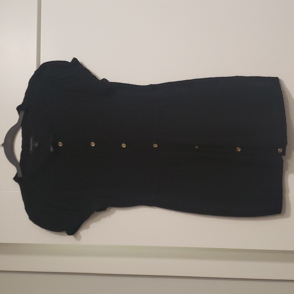 Black button down sweater